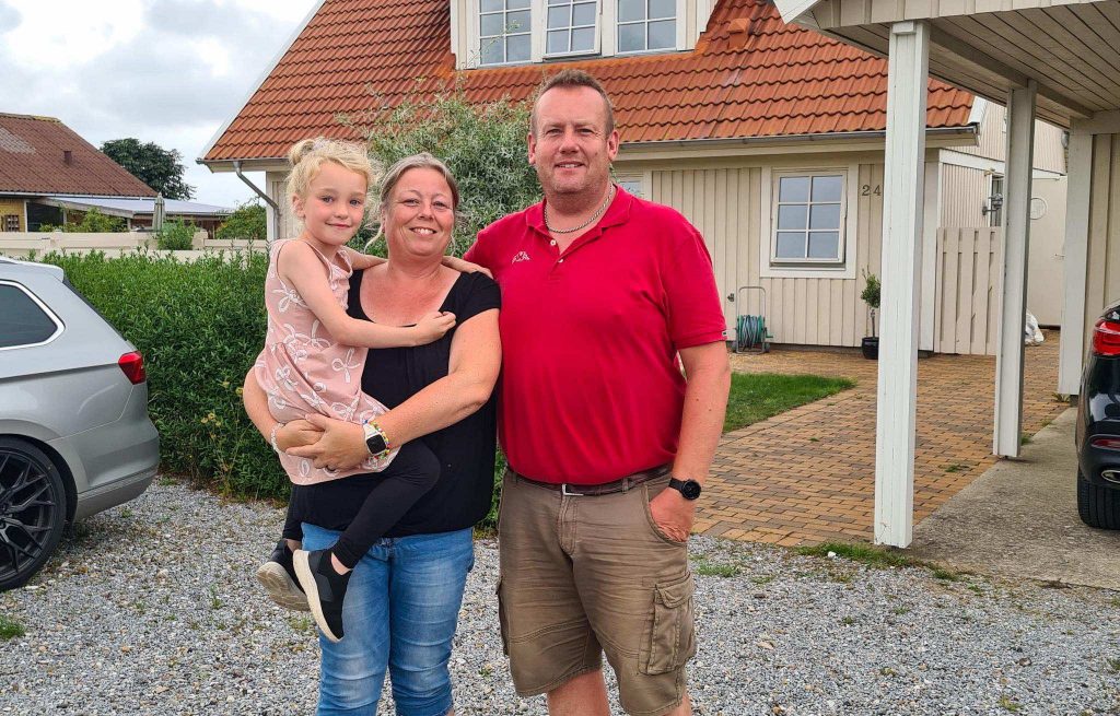 Pernille, Tommy og Rebecca fra Karup